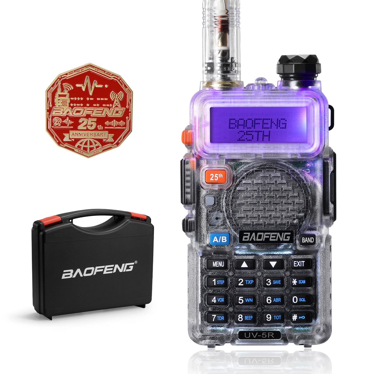 BAOFENG UV-5R トランシーバー 付属品多数 2セット UV-5R Dual Band Ham Radio 25th Anniversary Edition – Baofeng