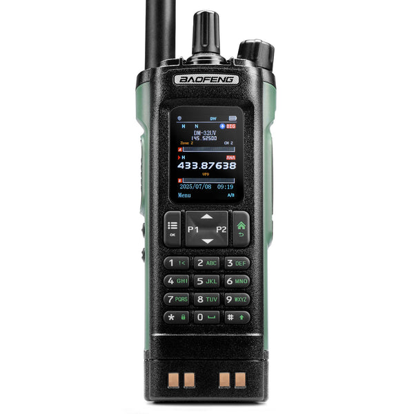 Baofeng DM-32UV 10W Multi-Band DMR Radio on a white background