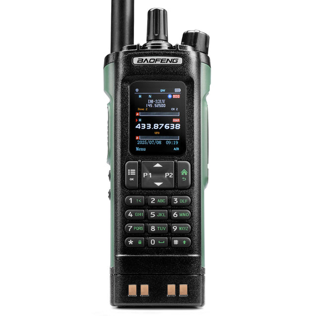 Baofeng DM-32UV 10W Multi-Band DMR Radio on a white background