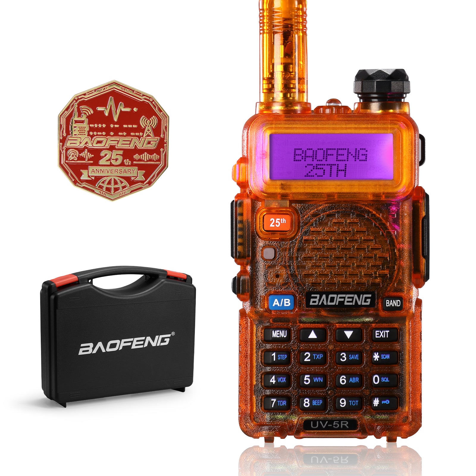 UV-5R Dual Band Ham Radio 25th Anniversary Edition – Baofeng