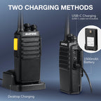 Baofeng V1D radio two charging methods