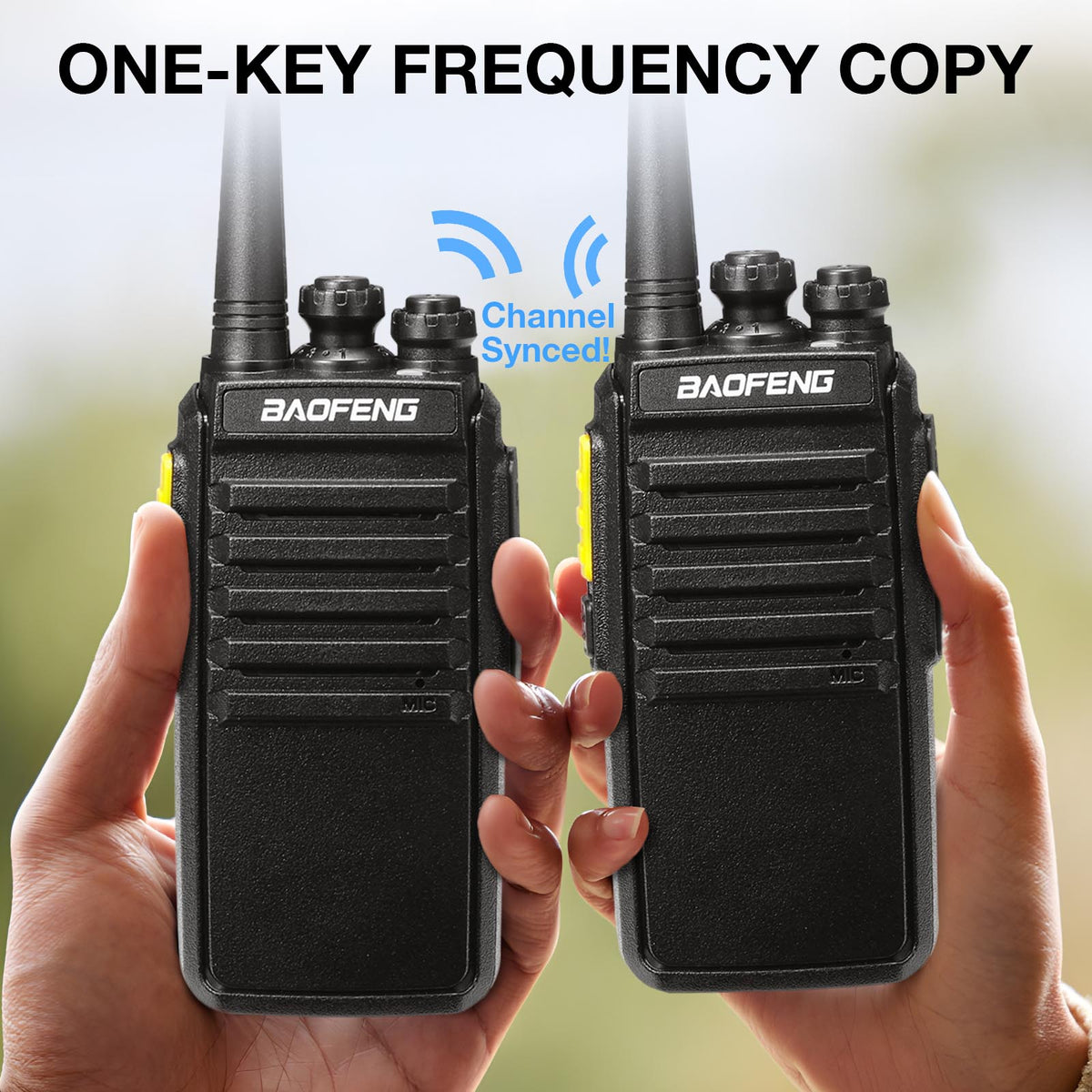 V1D 2W UHF Radio [4 Pack] – Baofeng
