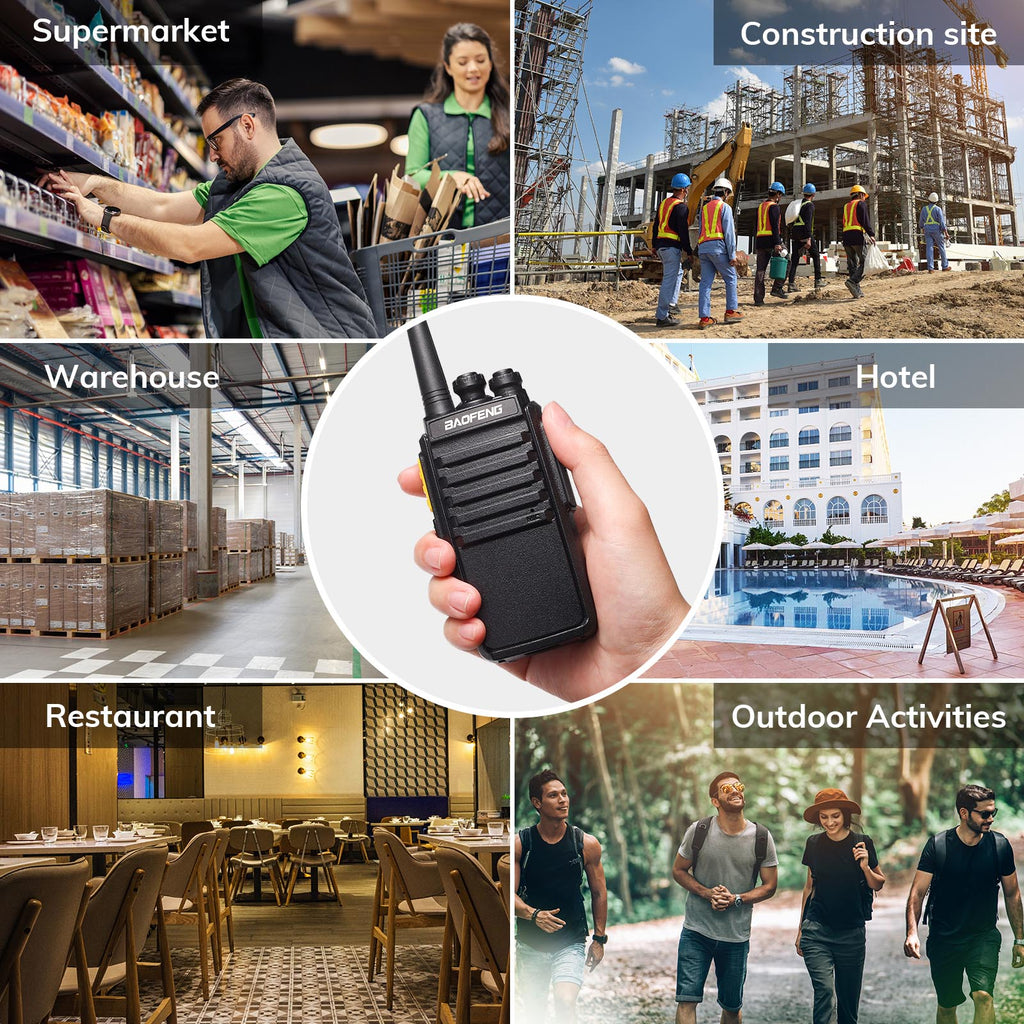 Baofeng V1D radio multiple usage places