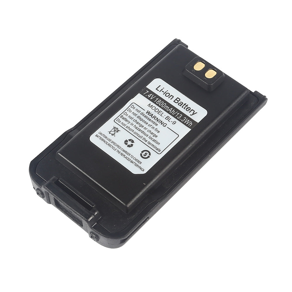 Side view of the Battery 1800mAh for UV-9R / UV-9G / GT-3WP Baofeng