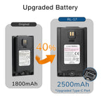 Updated Battery 2500mAh for UV-17R 