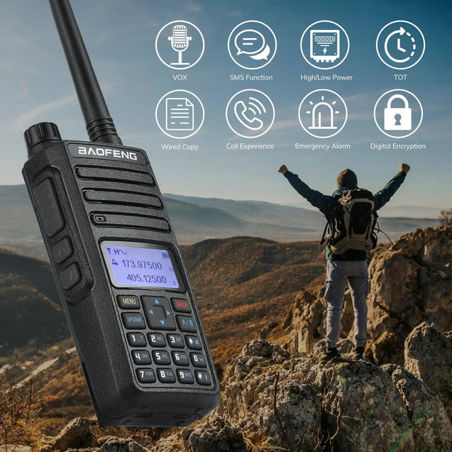 DR-1801UV 5W/1W Dual Band DMR Baofeng