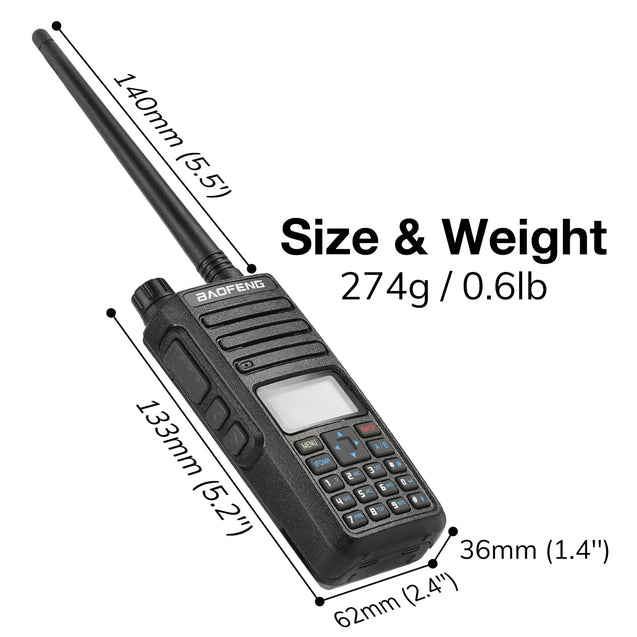 DR-1801UV 5W/1W Dual Band DMR Baofeng