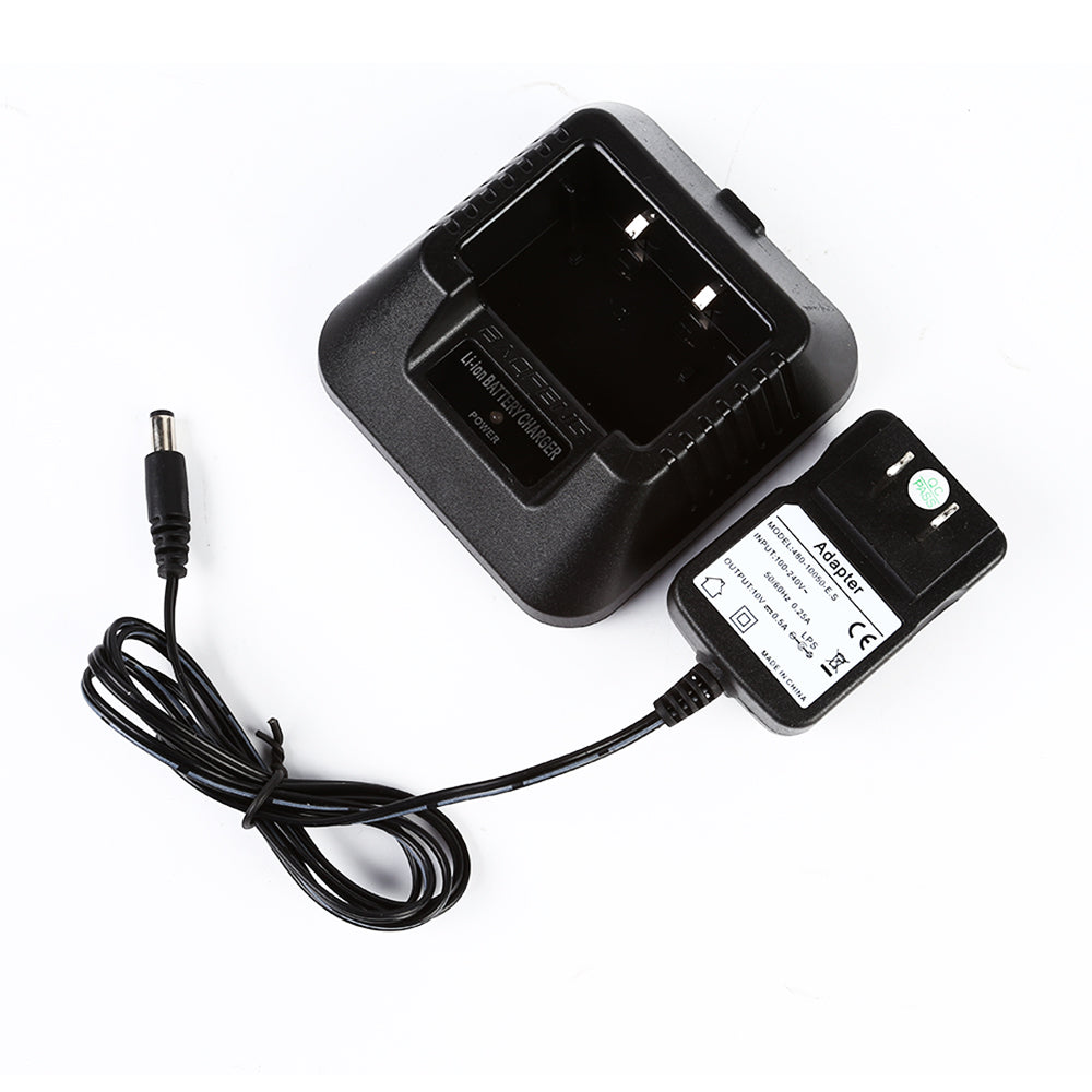 Desktop Charger for Baofeng DM-5R/UV-5R/5RA/UV5R Plus with AC adapter 
