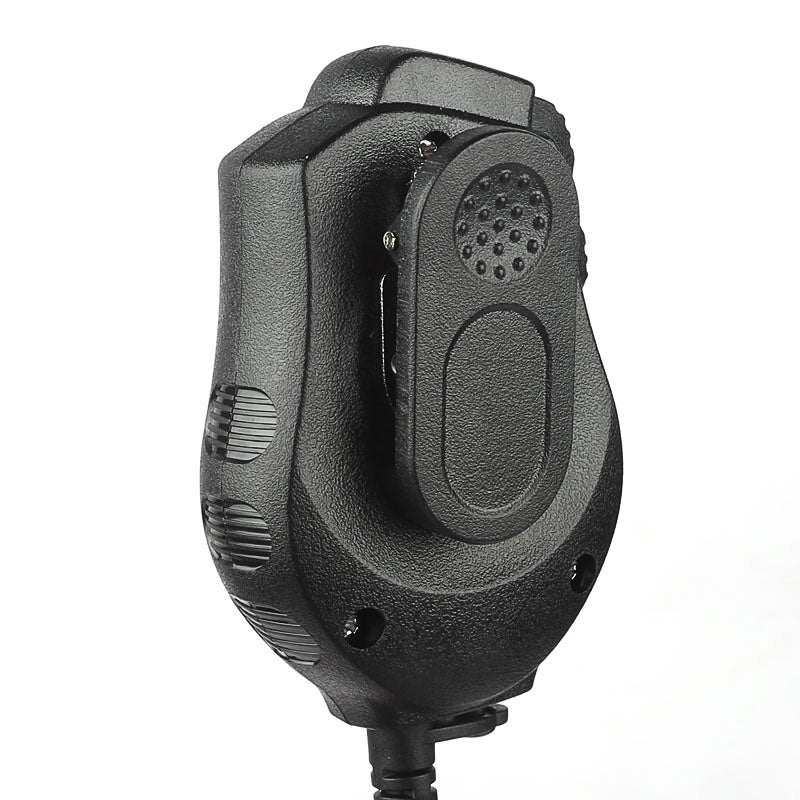 Back view of the Dual PTT Speaker Mic Baofeng