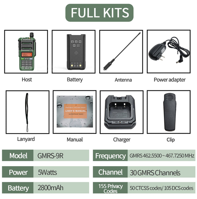 GMRS-9R Baofeng