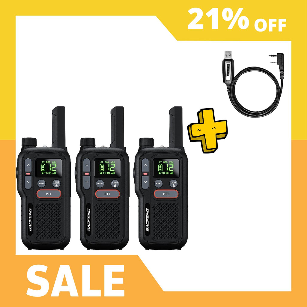 GT-18 FRS/PMR Radio License-free [3 Pack]