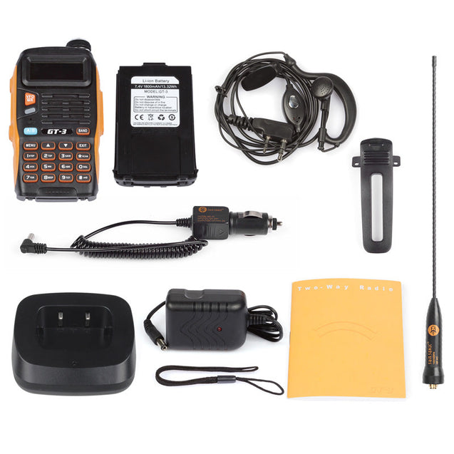 GT-3 Mark II 5W Dual Band Radio Baofeng