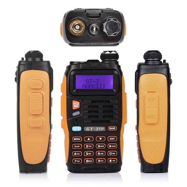 GT-3TP Mark III 8W/4W/1W Dual Band Radio Baofeng