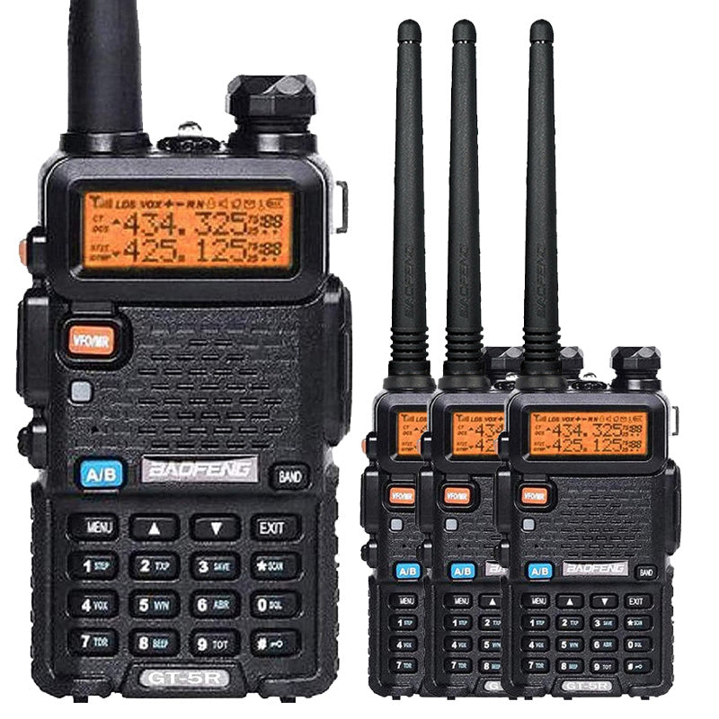 BAOFENG GT-5R Walkie Talkie actualizado Radio Bidireccional UHF