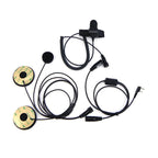Helmet Kit Full Face Motorcycle Headset Earpiece Mic, package content 