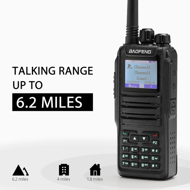 [OPEN BOX]DM-1701 5W Dual Band DMR Baofeng