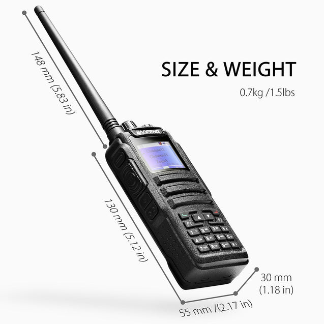 [OPEN BOX]DM-1701 5W Dual Band DMR Baofeng