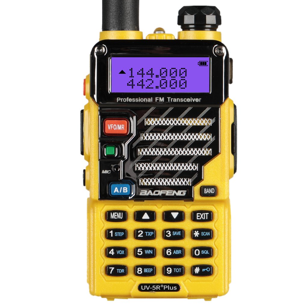 [OPEN BOX] UV-5R PLUS 5W Dual Band Radio yellow version
