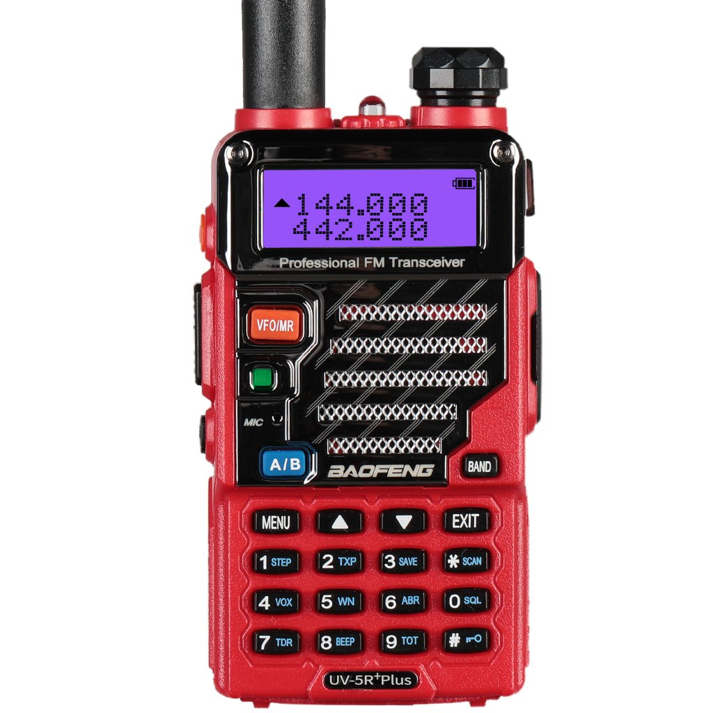 [OPEN BOX] UV-5R PLUS 5W Dual Band Radio red version