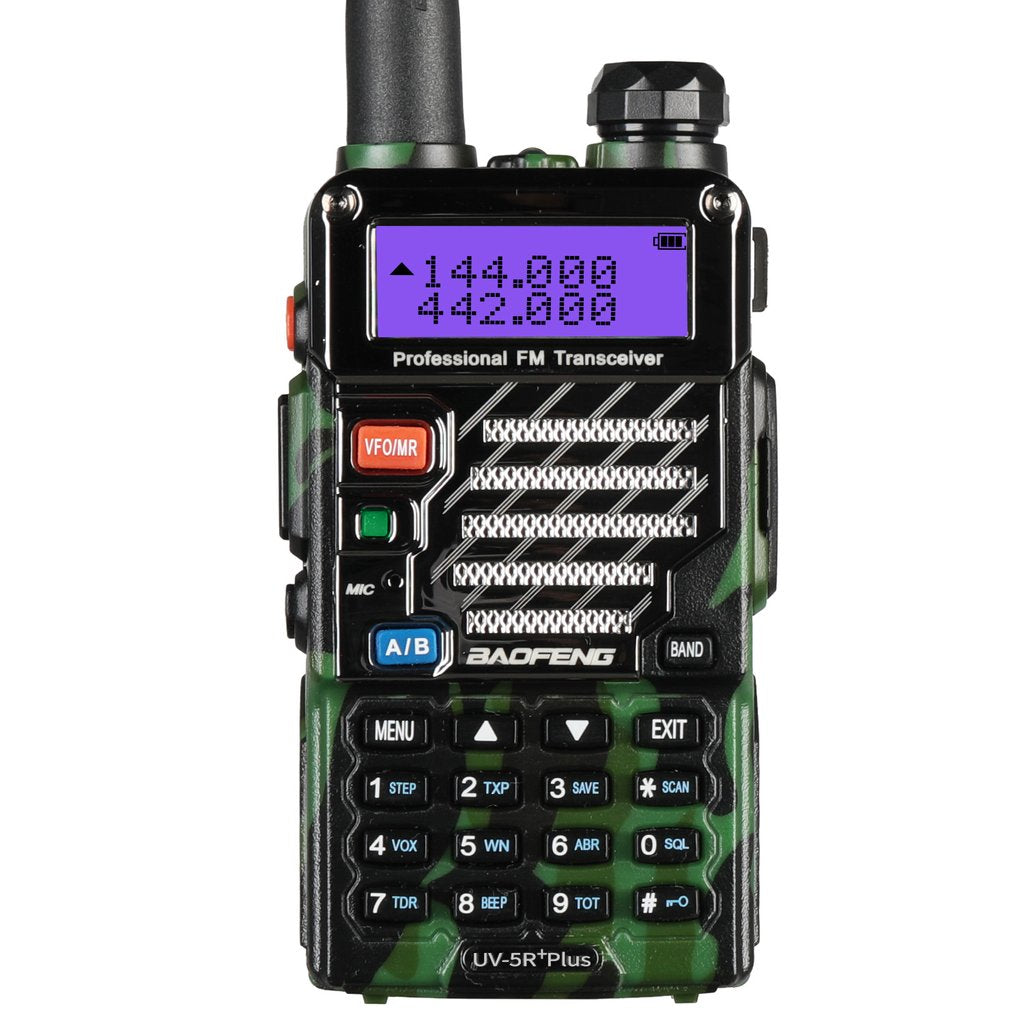 UV-5R PLUS 5W Dual Band Radio Camouflage version