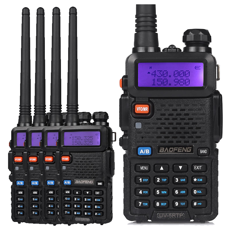 UV-5RTP 8W/4W/1W Dual Band, 5PCS Baofeng