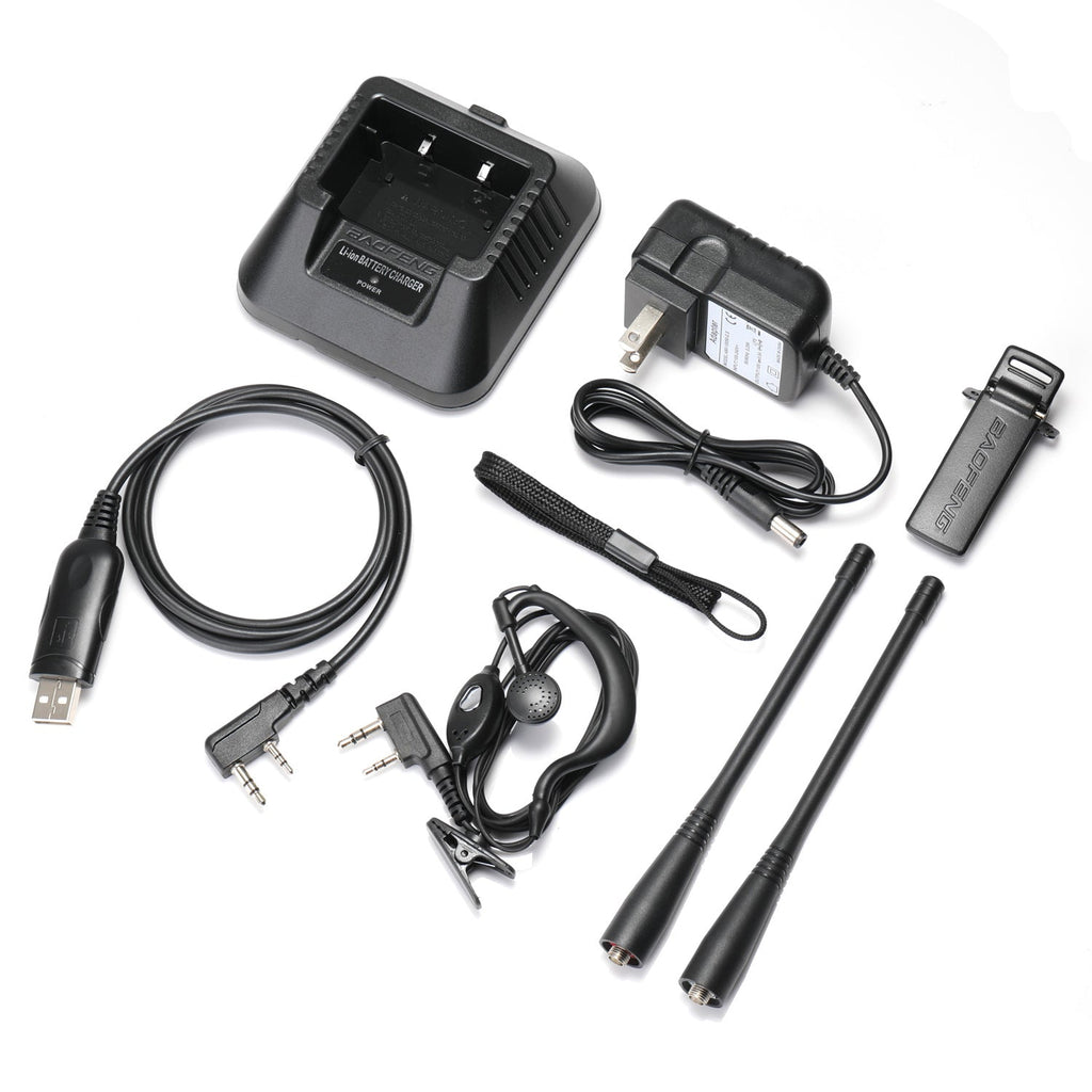 UV-5RX3 5W Tri-band 2M Radio Baofeng package content