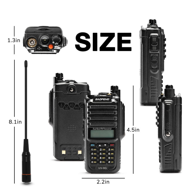 [OPEN BOX]UV-9G GMRS IP67 Waterproof Radio Baofeng