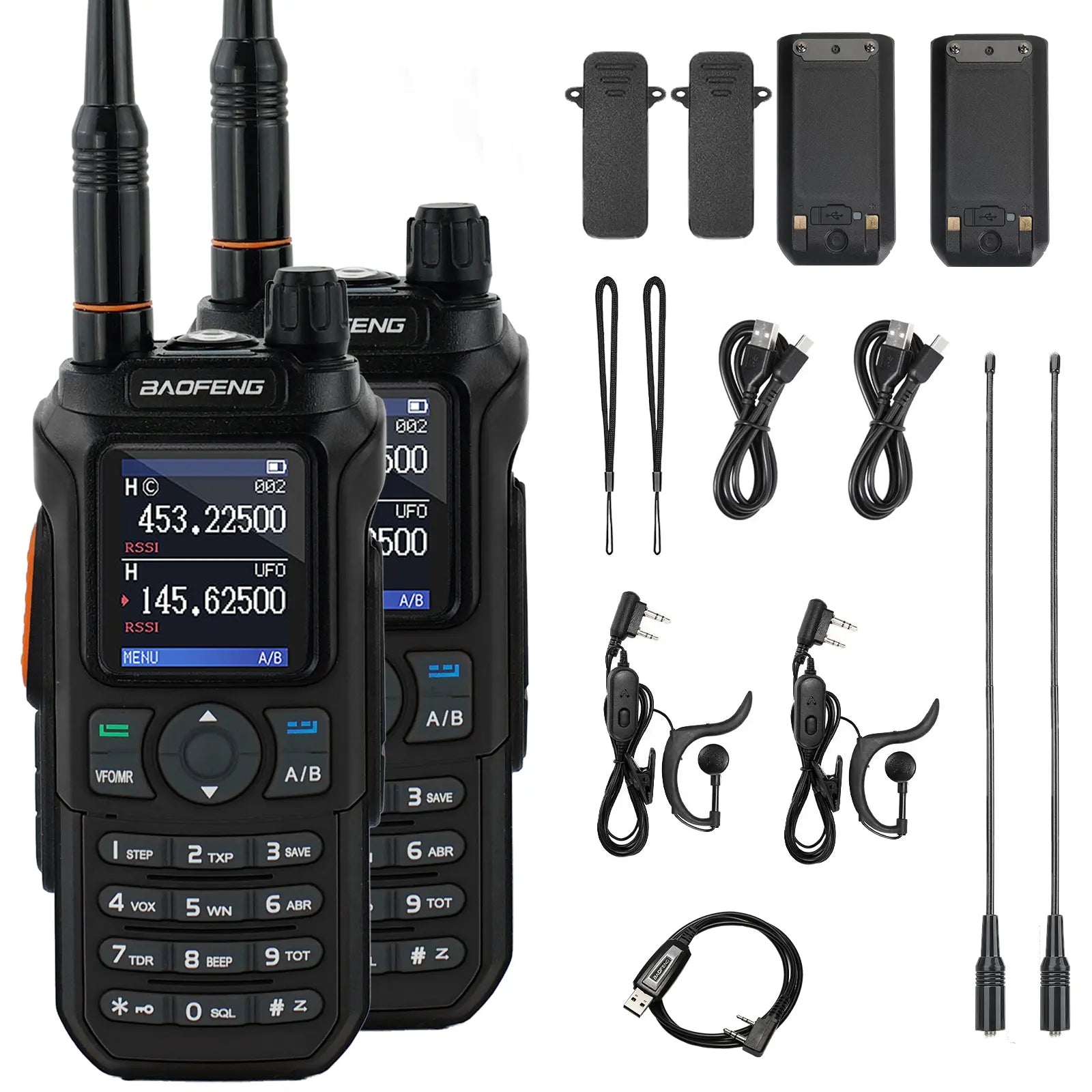 UV-21R 6W Tri-Band Radio [Long Antenna Set]