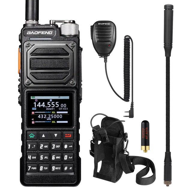 UV-25 Plus 10W Tri-Power GPS Radio package content