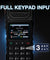 UV-25 Plus full keypad input