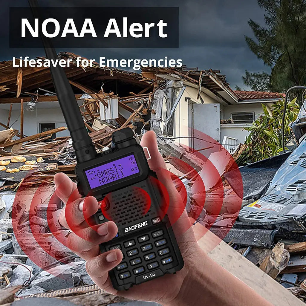 UV-5G (UV-5X) supports NOAA alert