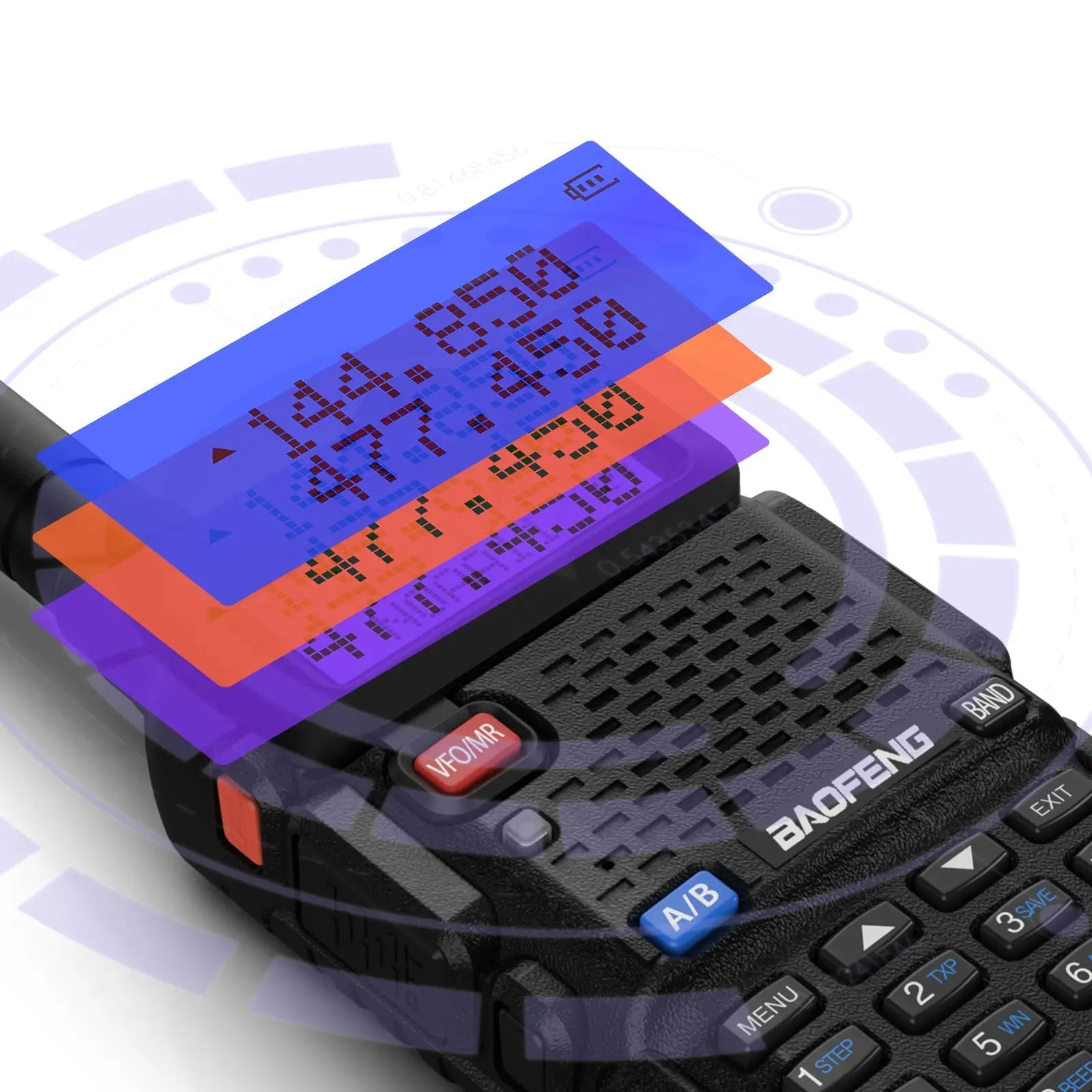 Baofeng GT-5R 5W Dual Band Radio [Upgraded Legal Version of UV-5R]