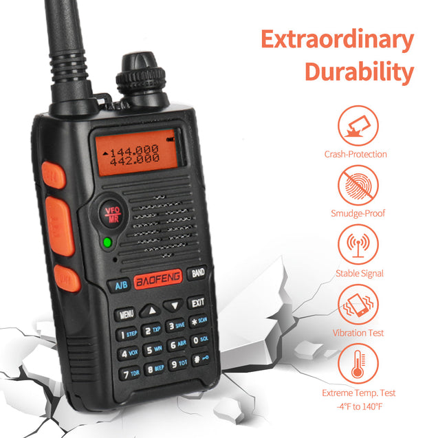 UV-5R EX 5W Dual Band Radio Baofeng