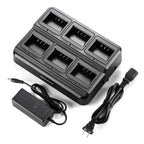 UV-5R Series Six Way Charger package content 