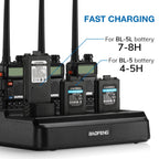 UV-5R Series Six Way Charger with Uv-5R serial battery