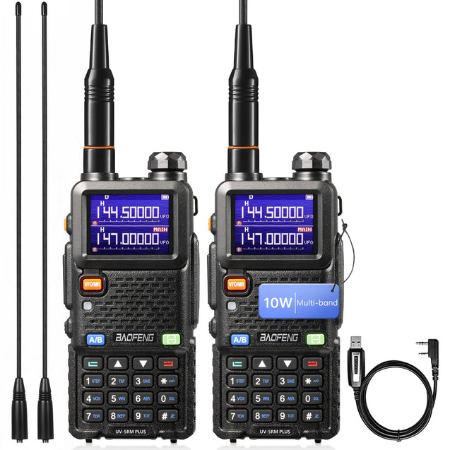 UV-5RM Plus 10W Multi-Band Radio