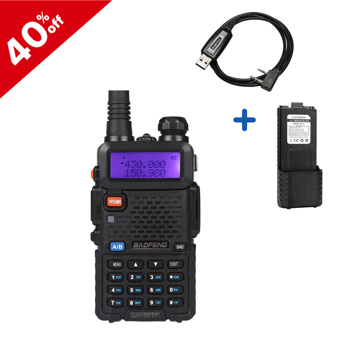 BF UV-5R 8-Watt Dual Band Two-Way Radio (144Mhz BF UV-5R 8-Watt Dual Band Two-Way Radio (144Mhz