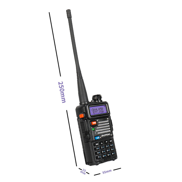 UV-5RX3 5W Tri-band 2M Radio Baofeng