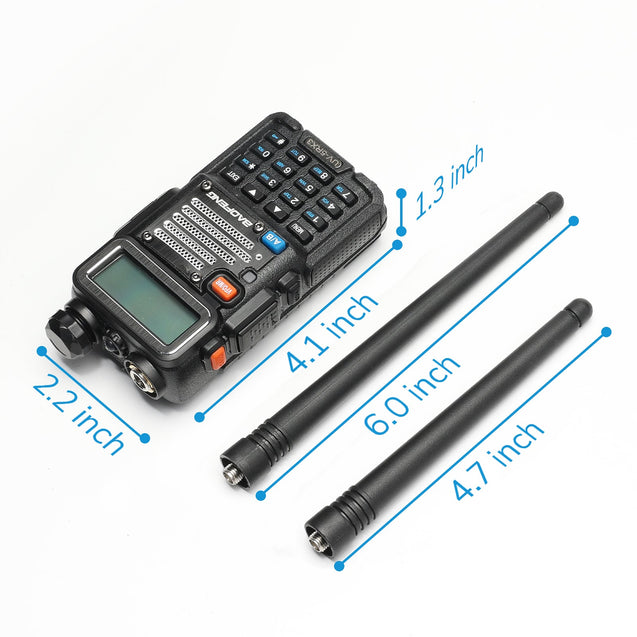 UV-5RX3 5W Tri-band 2M Radio Baofeng