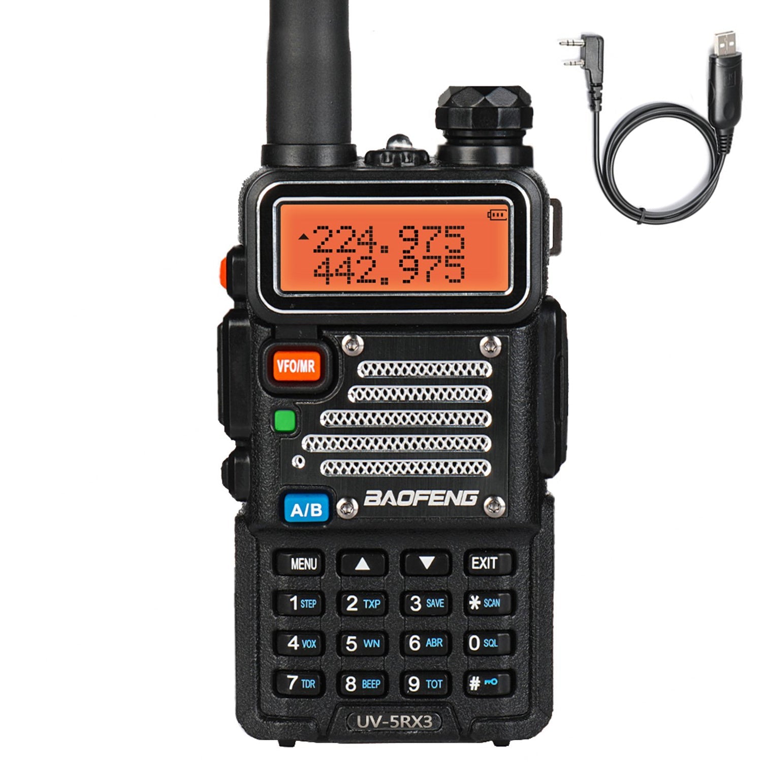 BAOFENG UV-5RX3 5Watt Tri-bander UHF/VHF Radio - Baofeng