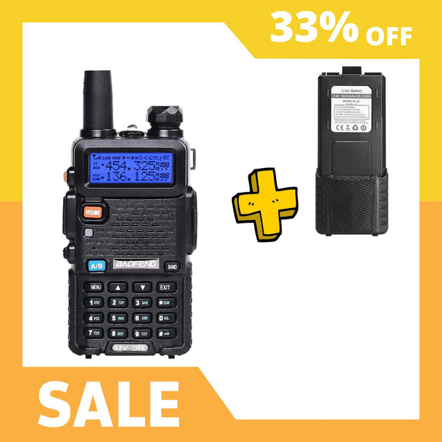 UV-5R 5W Dual Band Radio