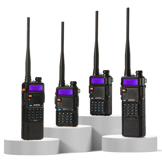 UV-5X (UV-5G) GMRS Radio, 4 Pack Baofeng