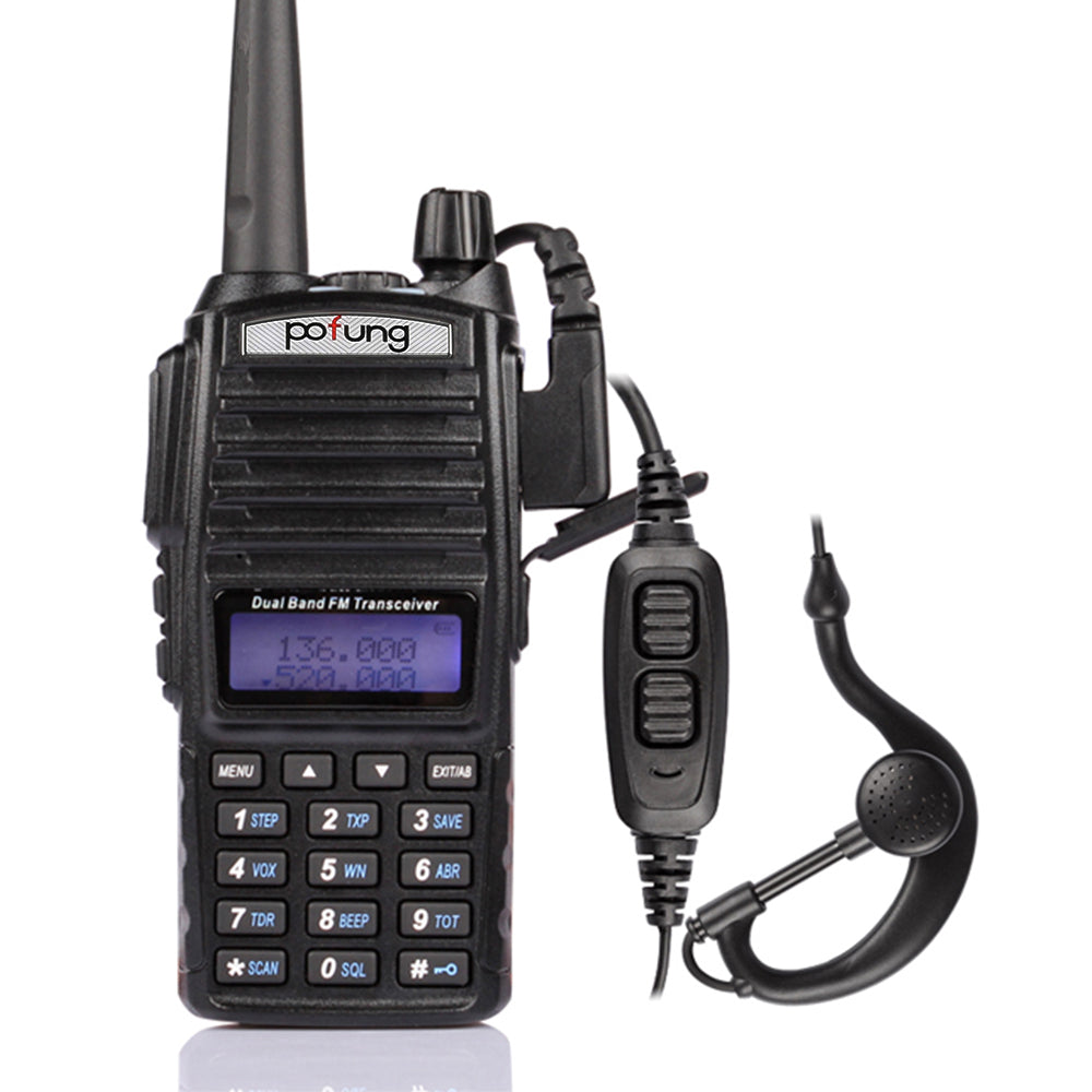 Kit 2 Radio Walkie Talkie Baofeng Uv82 Largo Alcance Uhf Vhf