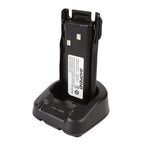 UV-82L's battery with desktop charger