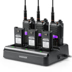 Side view of the UV-9G Six Way Charger with UV-9G