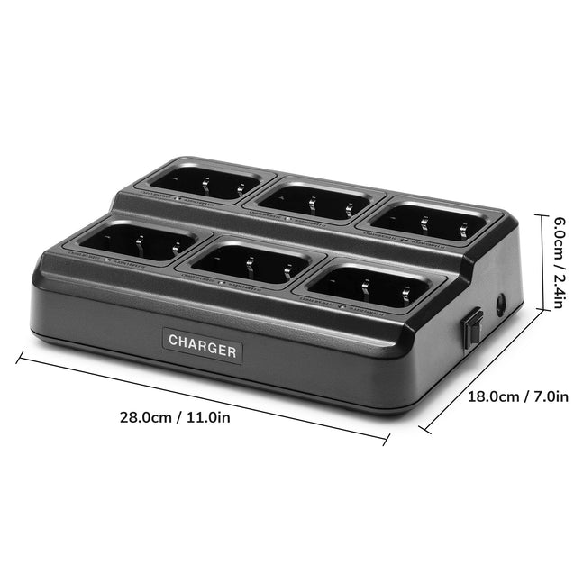 UV-9G Six Way Charger Baofeng