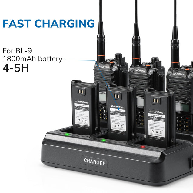 UV-9G Six Way Charger Baofeng