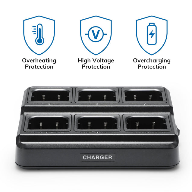 UV-9G Six Way Charger Baofeng