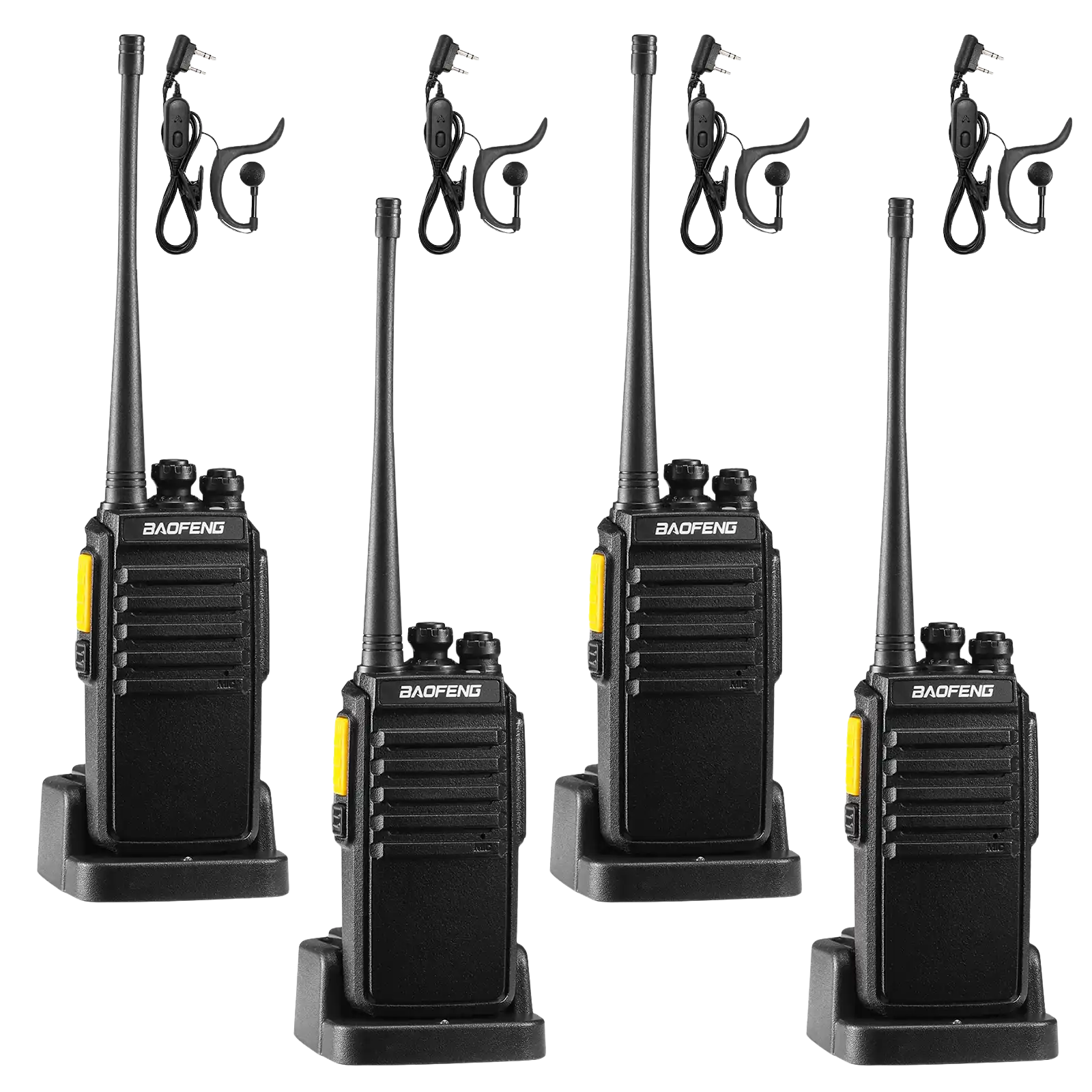 Baofeng V1D radio 4 pack